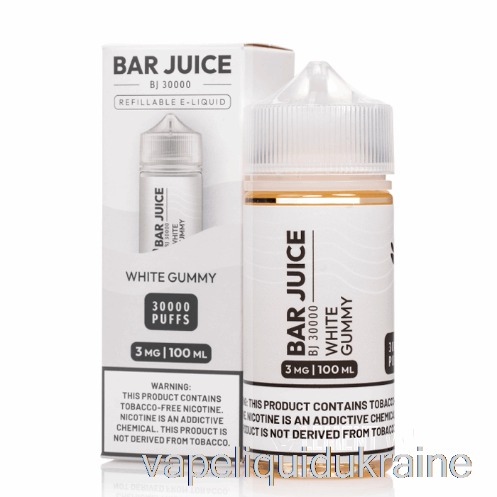 Vape Ukraine White Gummy - Bar Juice - 100mL 6mg